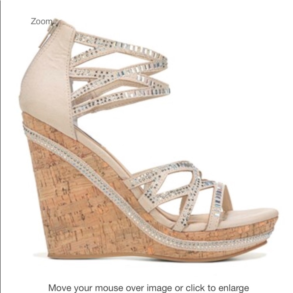 Not Rated Rhinestone Wedge - Picture 4 of 4